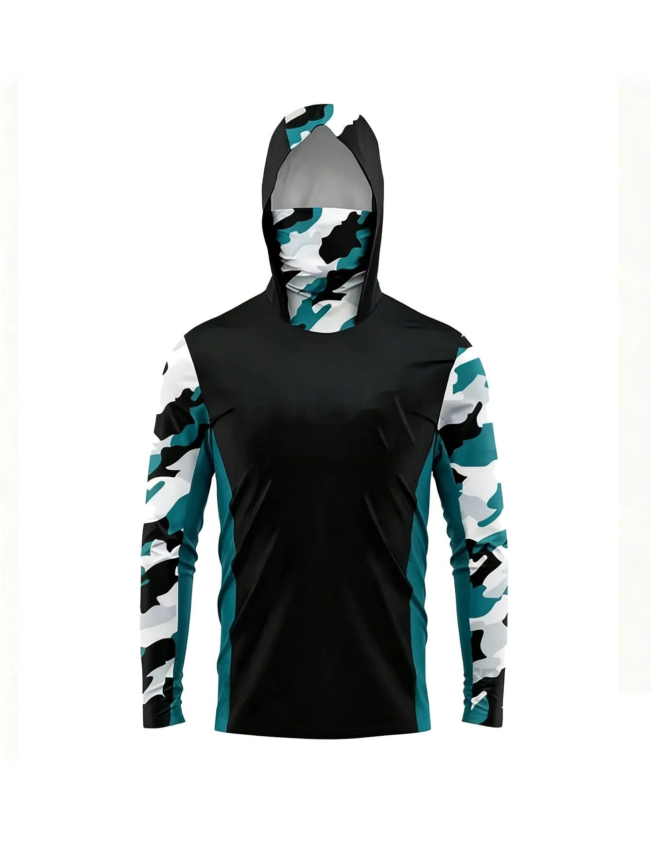Outdoor Men Fishing Hooded Shi - Embellish Knit recension och pris