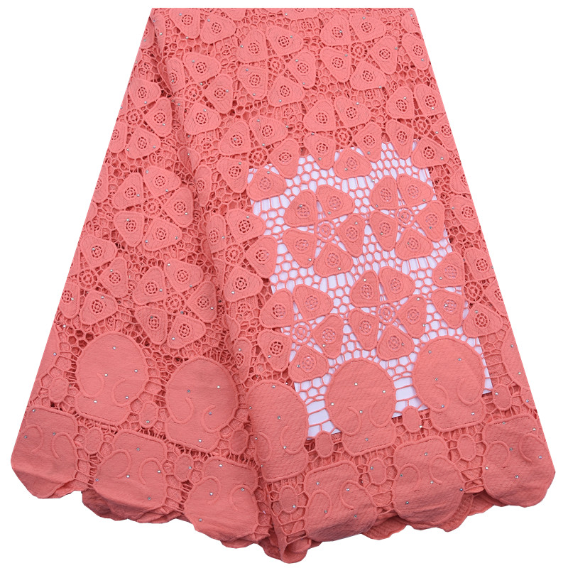 African Guipure Lace Fabric Wi - Crystal Mesh Fabric recension och pris