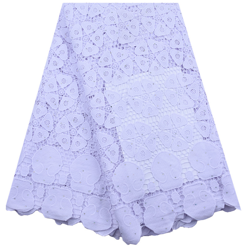 African Guipure Lace Fabric Wi - Crystal Mesh Fabric recension och pris