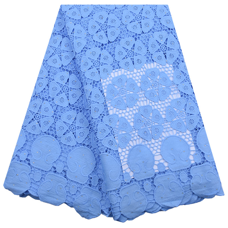African Guipure Lace Fabric Wi - Crystal Mesh Fabric recension och pris