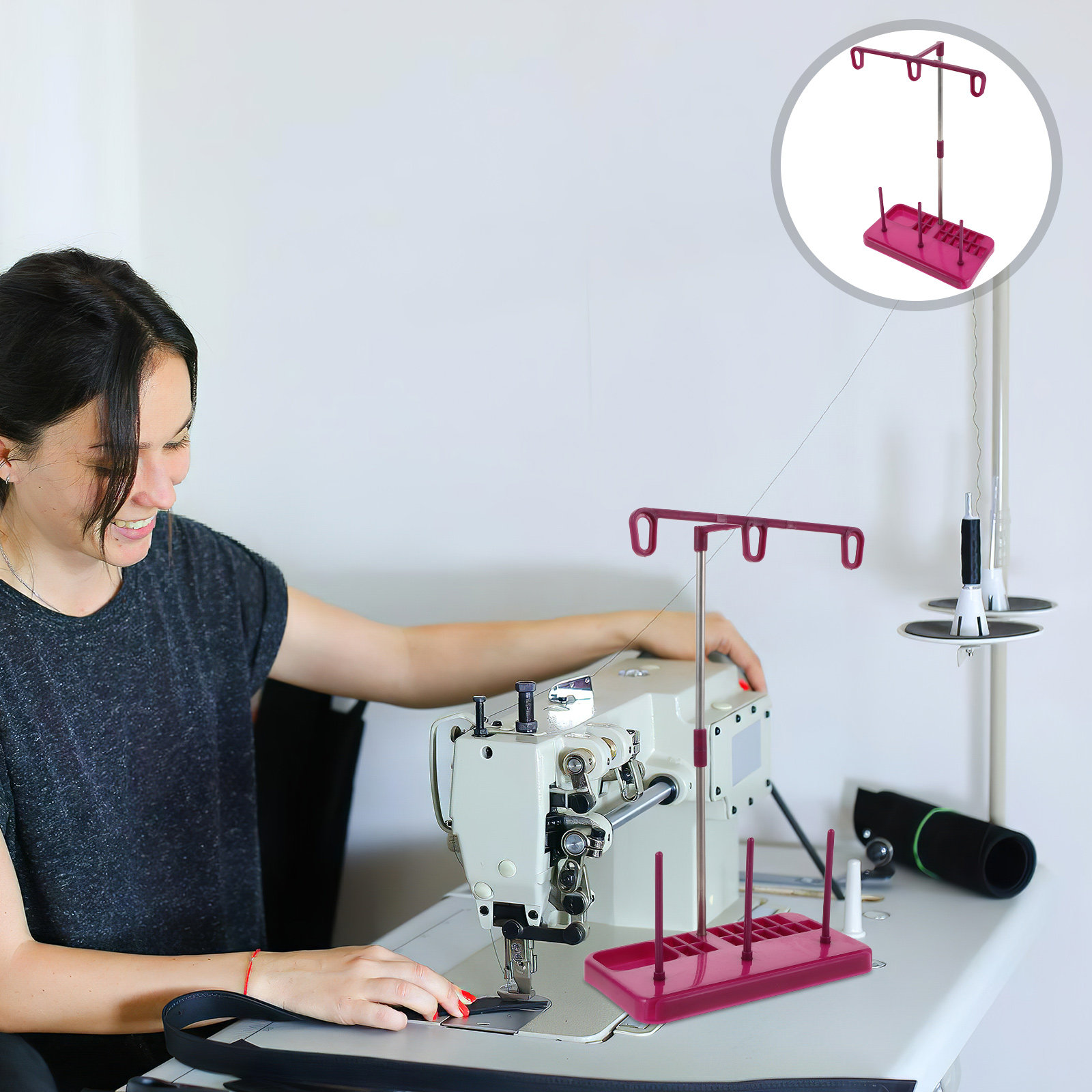 3-Spool Sewing Machine Thread  - Embroidery Craft recension och pris