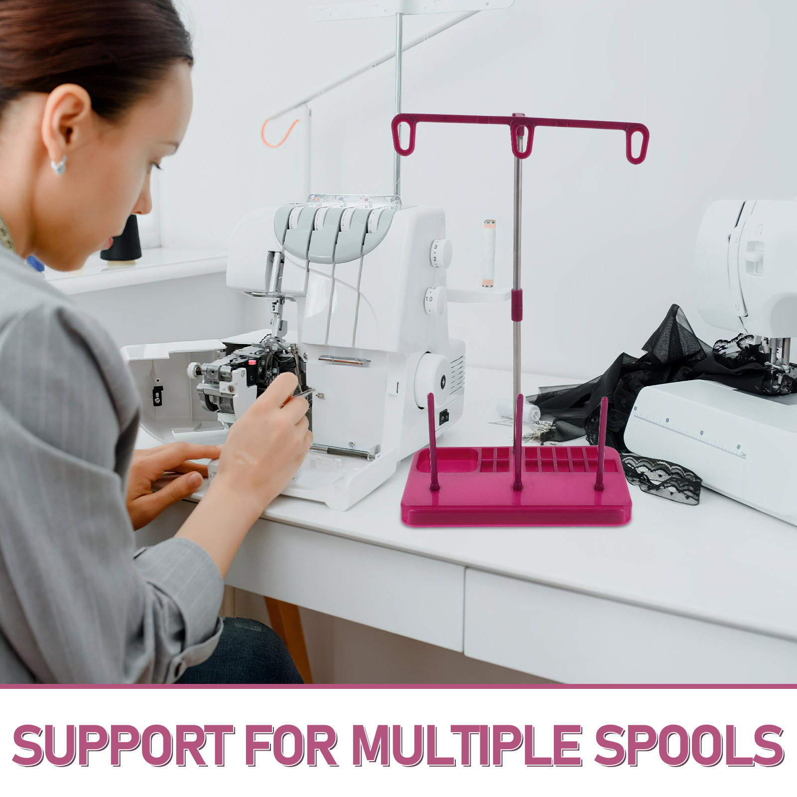 3-Spool Sewing Machine Thread  - Embroidery Craft recension och pris