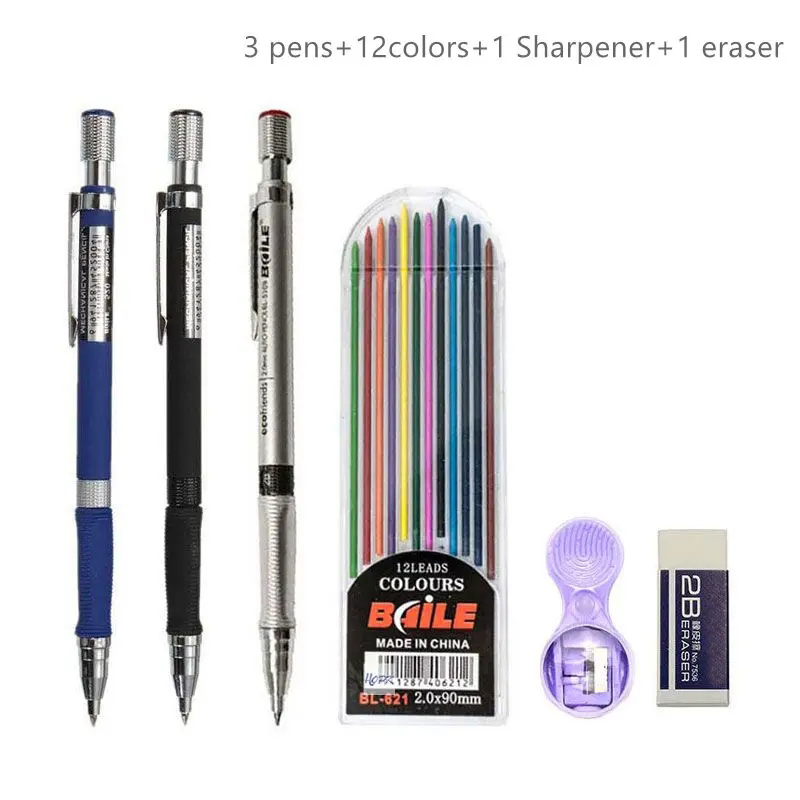 2.0mm Mechanical Pencil Set 2B - Staedtler Pencil Lumocolor recension och pris
