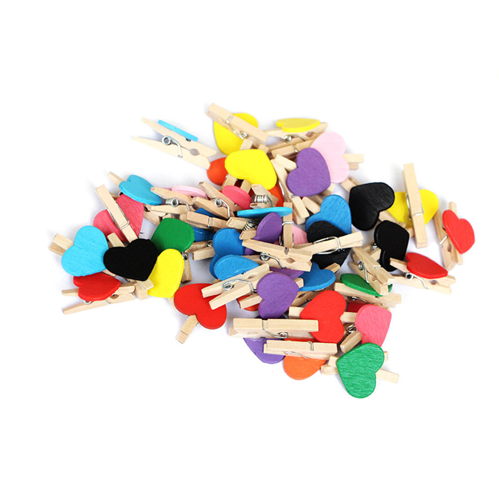 50Pcs Mini Wooden Clothespins  - Craft Embellishment recension och pris