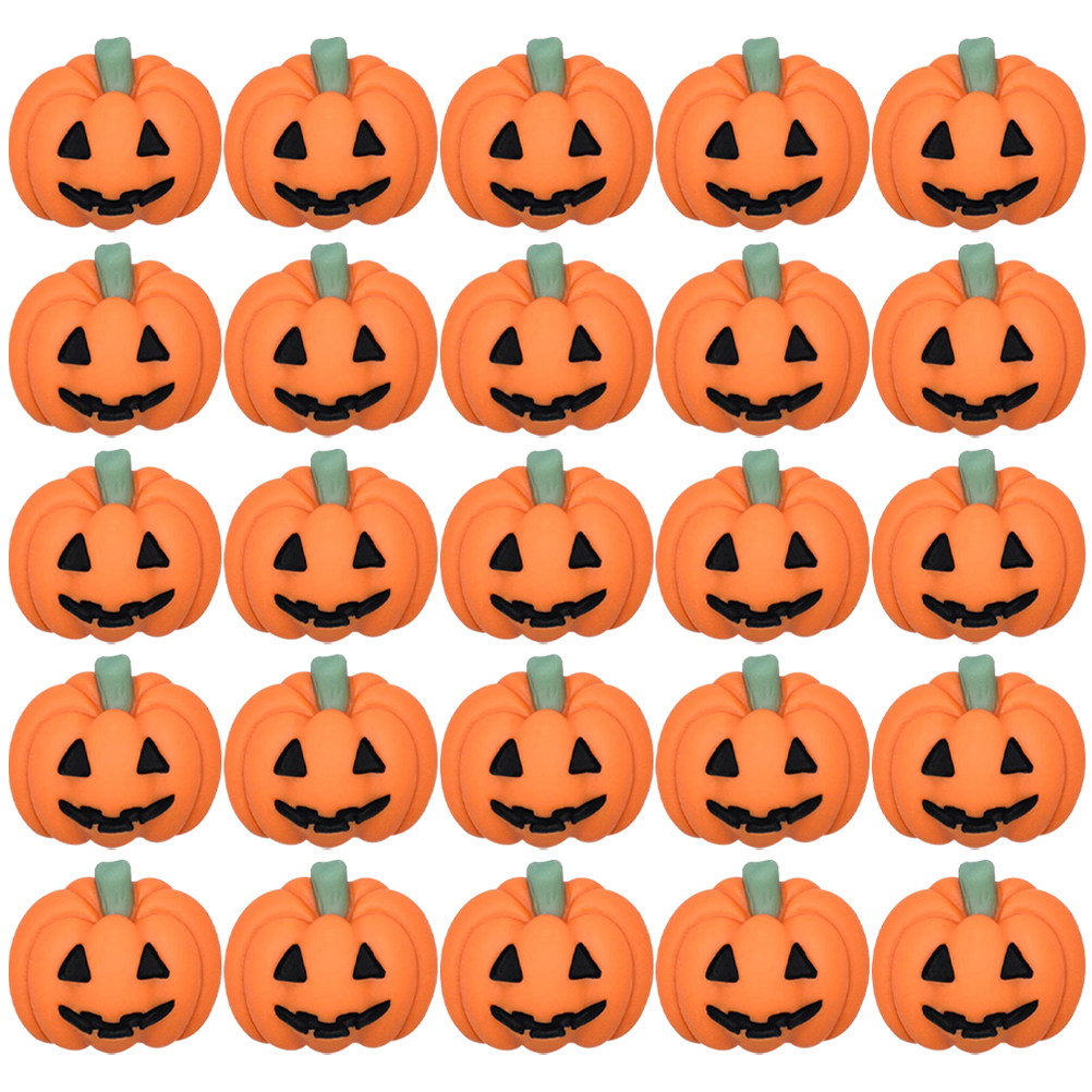 50Pcs Tiny Resin Pumpkin Charm - Craft Embellishment recension och pris