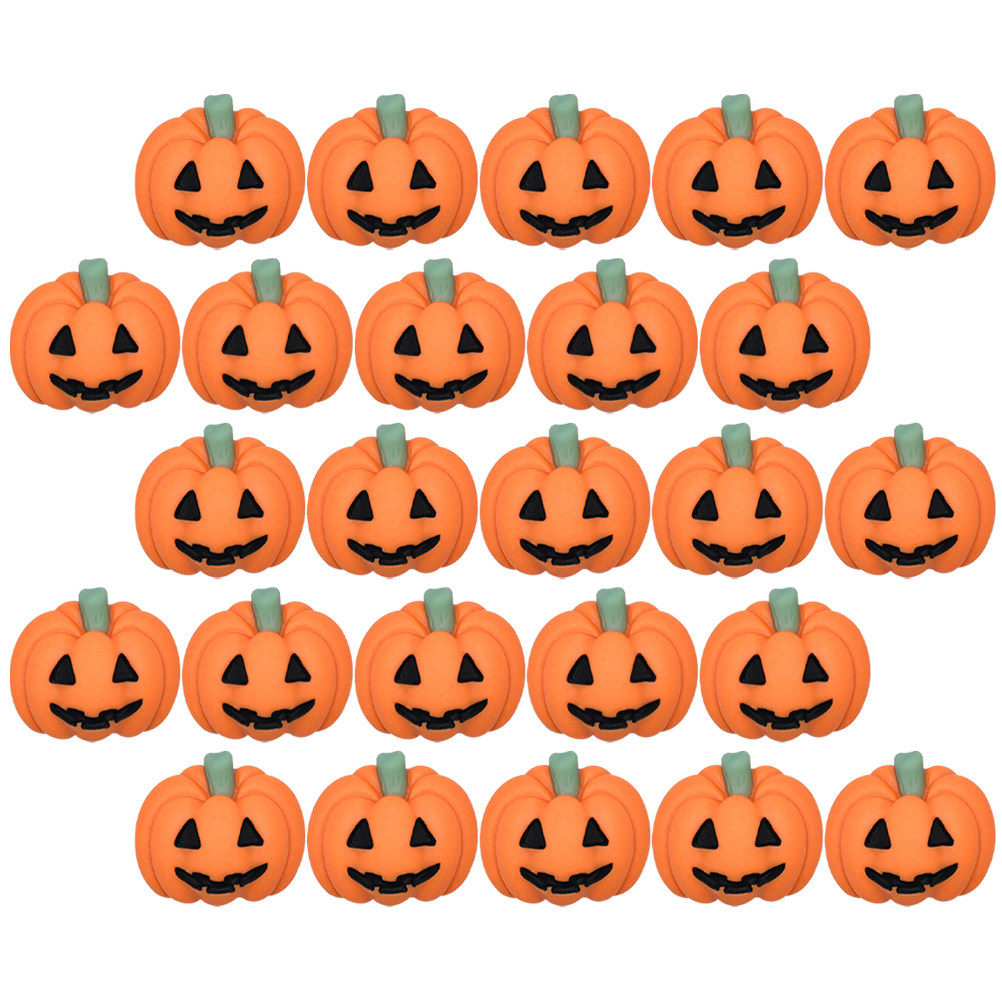 50Pcs Tiny Resin Pumpkin Charm - Craft Embellishment recension och pris