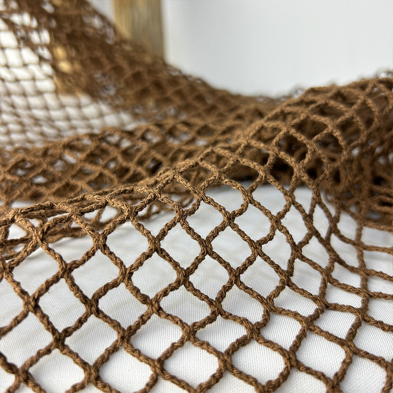 Cotton Linen Fish Net Fabric L - Crystal Mesh Fabric recension och pris